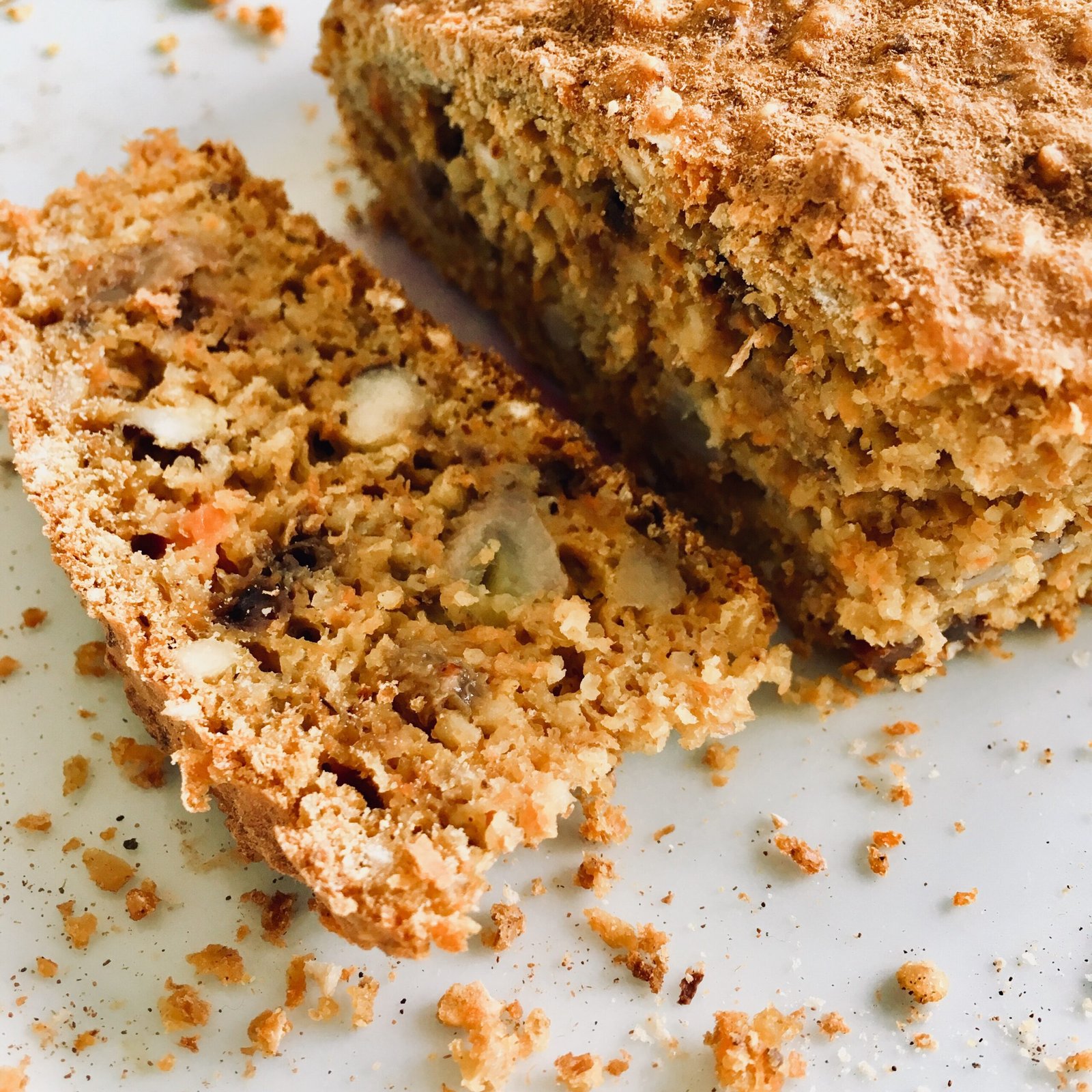 Carrot ginger oat sweetbread