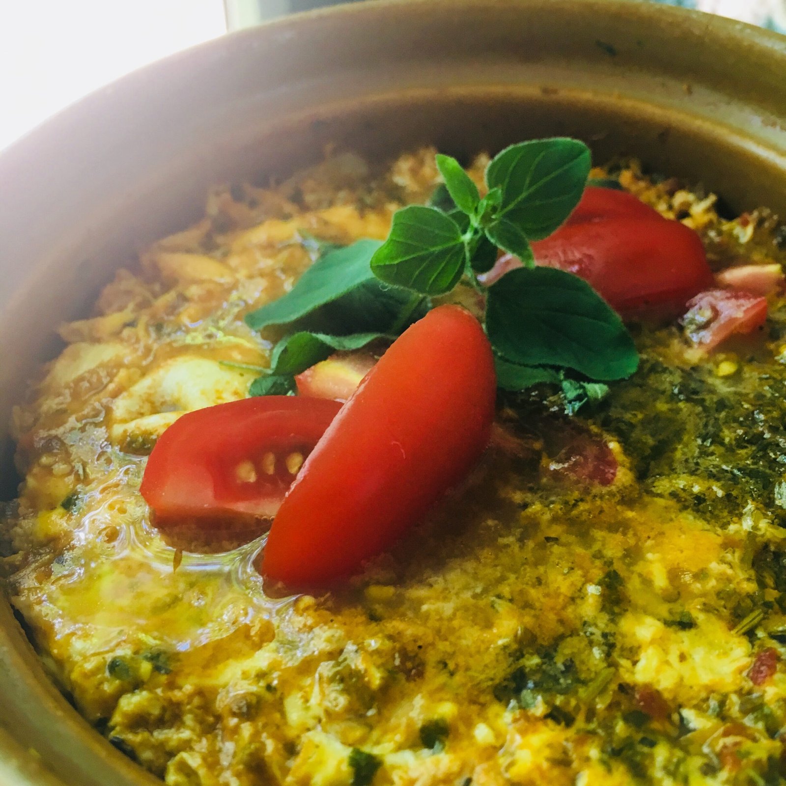 Easy one bowl veggie & egg dish